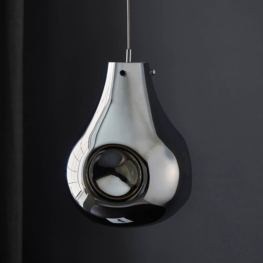 Endon 99788 - Hanglamp met kabel EUROPA 1xE27/10W/230V rookzwart