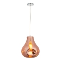 Endon 99790 - Hanglamp aan kabel EUROPA 1xE27/10W/230V rookbruin