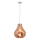 Endon 99790 - Hanglamp aan kabel EUROPA 1xE27/10W/230V rookbruin