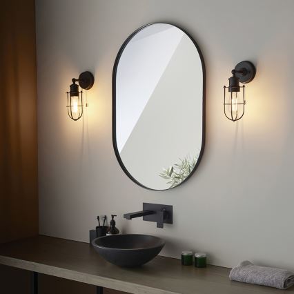 Endon 99948 - Applique murale pour salle de bains CREW 1xE27/6W/230V IP44 noire