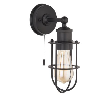 Endon 99948 - Applique murale pour salle de bains CREW 1xE27/6W/230V IP44 noire