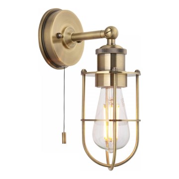Endon 99952 - Badkamer wandlamp CREW 1xE27/6W/230V IP44 messing