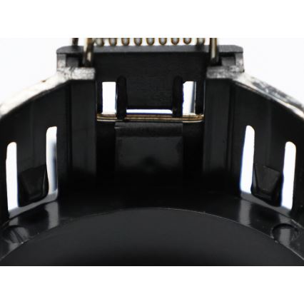 Enjoliveur pour luminaire encastré GU10 Ø 8,6 cm, noir
