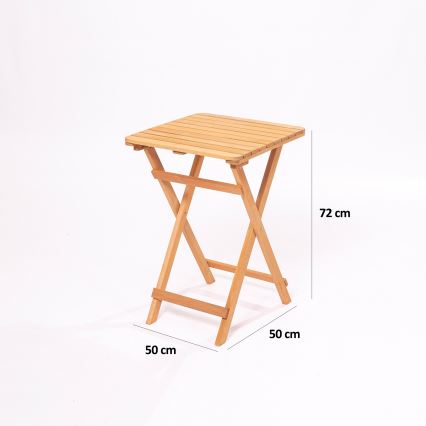 Ensemble balcon avec coussins en hêtre