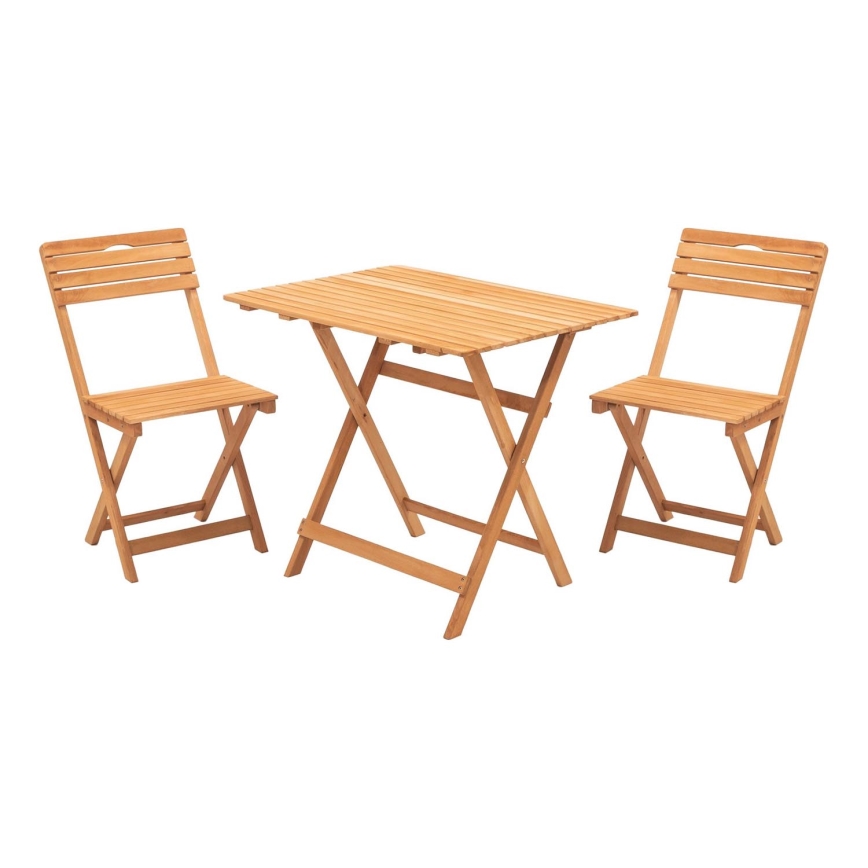 Ensemble balcon en hêtre