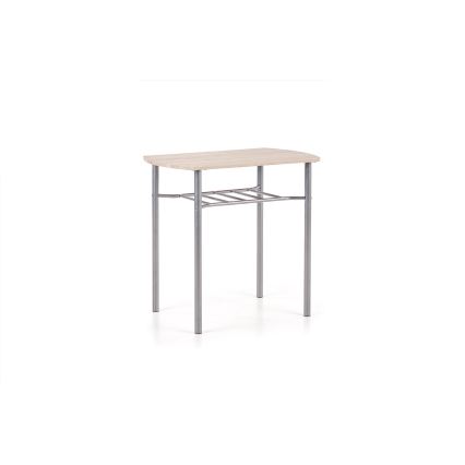 Ensemble balcon LANCE 82x50 cm métal/chêne Sonoma