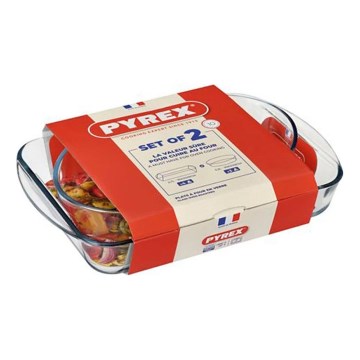 Ensemble de 2 plats de cuisson PYREX 2,7/2,2 l