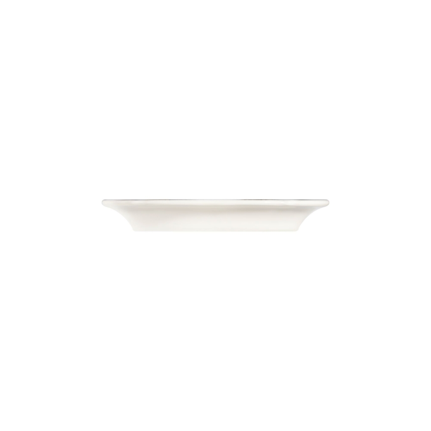 Ensemble de vaisselle 18 pièces, porcelaine crème/argent