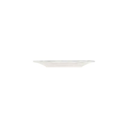 Ensemble de vaisselle 18 pièces, porcelaine crème/argent