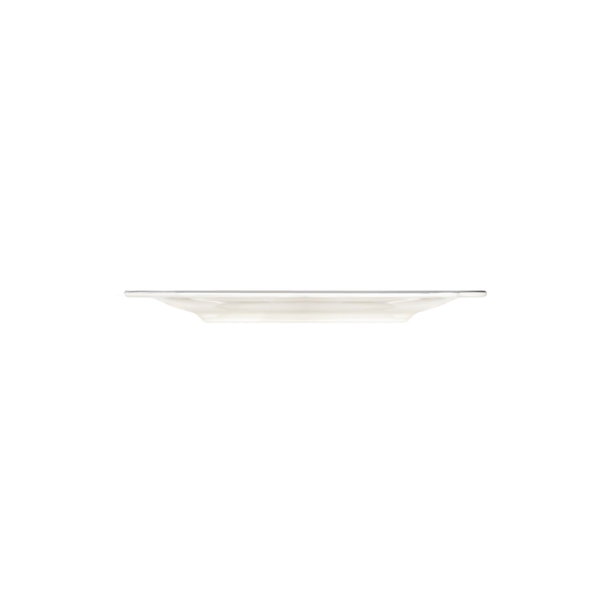 Ensemble de vaisselle 18 pièces, porcelaine crème/argent