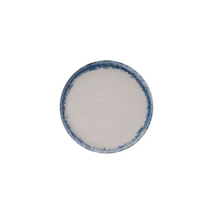 Ensemble de vaisselle 24 pièces blanc/bleu/porcelaine