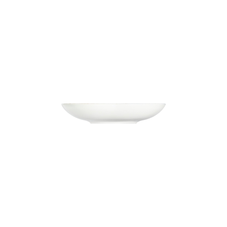 Ensemble de vaisselle 24 pièces en porcelaine, bleu et beige