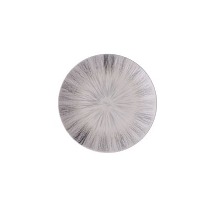 Ensemble de vaisselle 24 pièces en porcelaine, gris