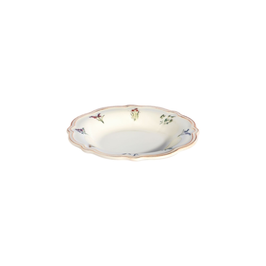 Ensemble de vaisselle 24 pièces en porcelaine multicolore