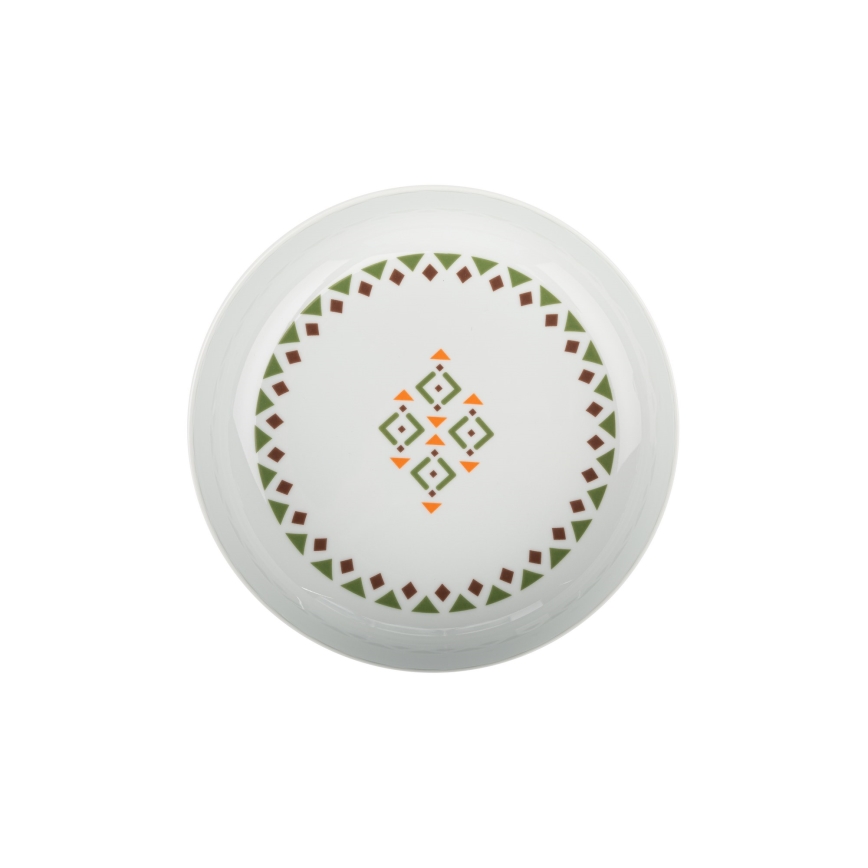 Ensemble de vaisselle 24 pièces multicolore/porcelaine
