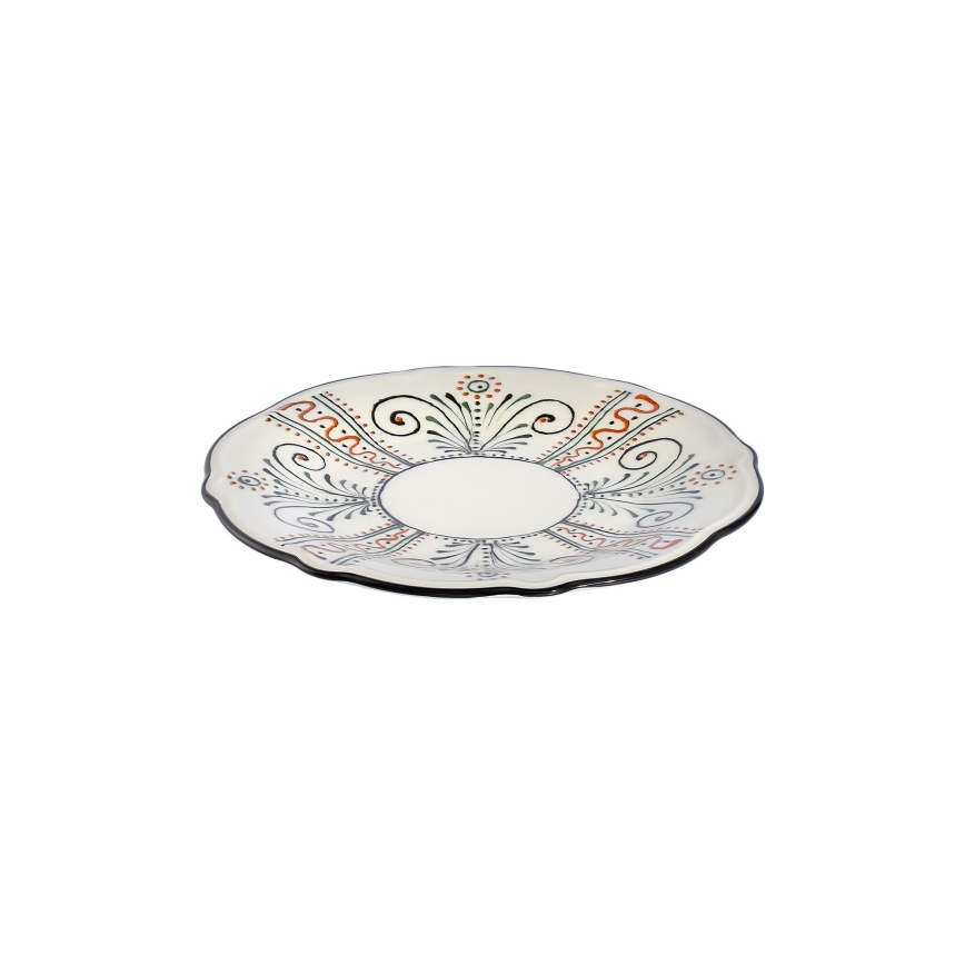 Ensemble de vaisselle 24 pièces multicolore/porcelaine