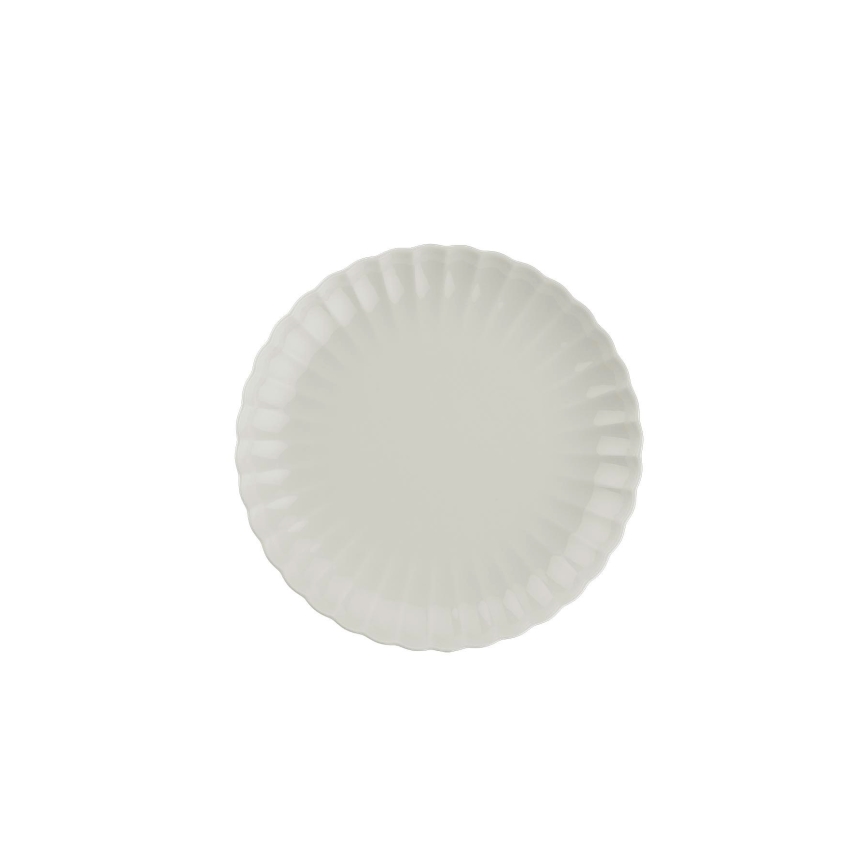 Ensemble de vaisselle 27 pièces, blanc en porcelaine