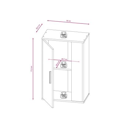 Ensemble mural BRICK blanc/noir