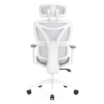 Ergonomische bureaustoel LEVANO grijs/wit/zwart
