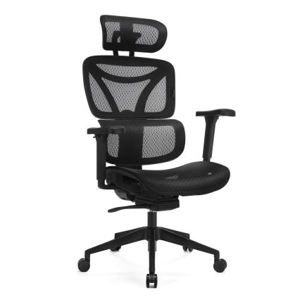 Ergonomische bureaustoel LEVANO zwart