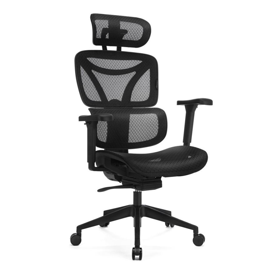 Ergonomische bureaustoel LEVANO zwart
