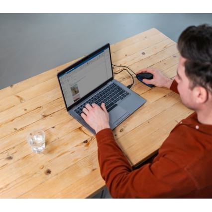 Ergonomische muis 1000/1600 DPI 6 knoppen
