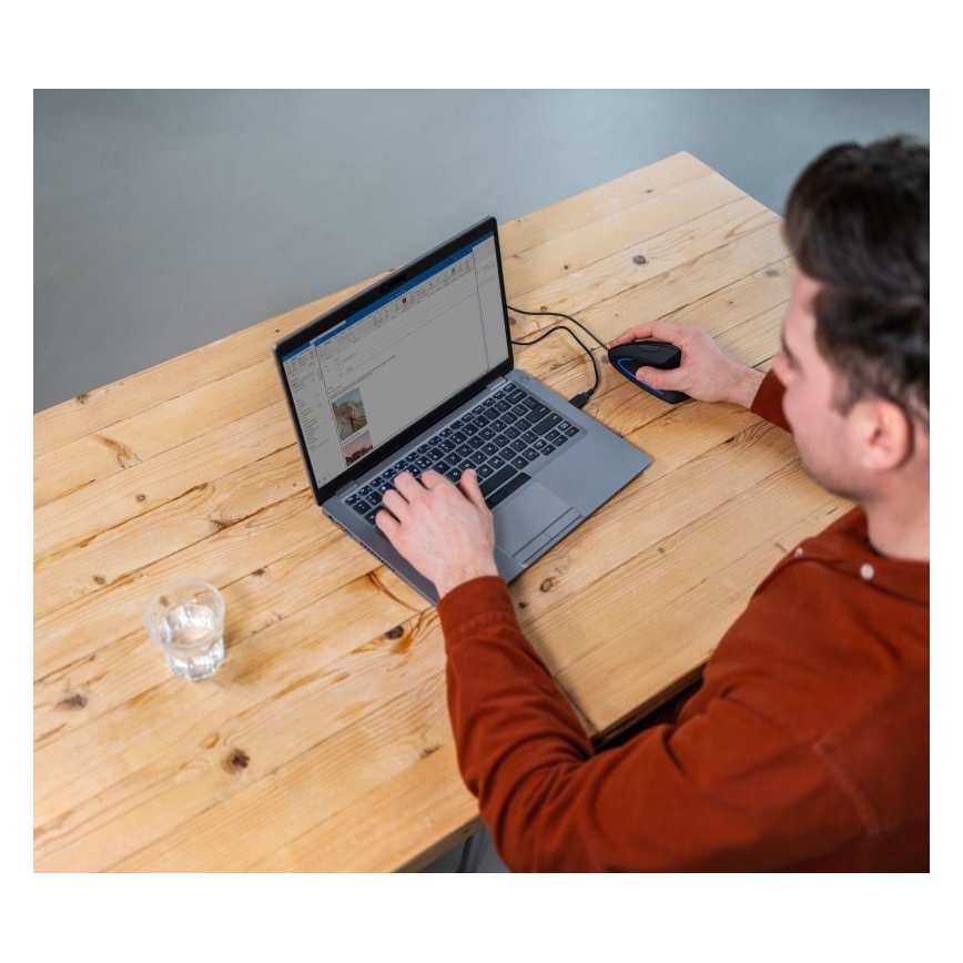 Ergonomische muis 1000/1600 DPI 6 knoppen