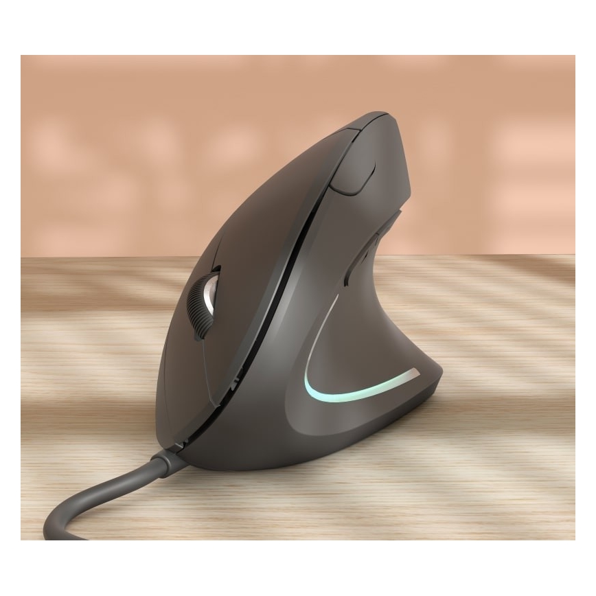 Ergonomische muis 1000/1600 DPI 6 knoppen