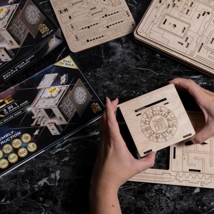 EscapeWelt - 3D houten mechanische puzzel Space box