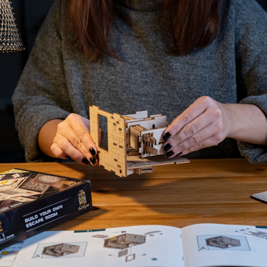 EscapeWelt - 3D houten mechanische puzzel Space box