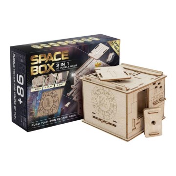 EscapeWelt - Puzzle 3D mécanique en bois Space box