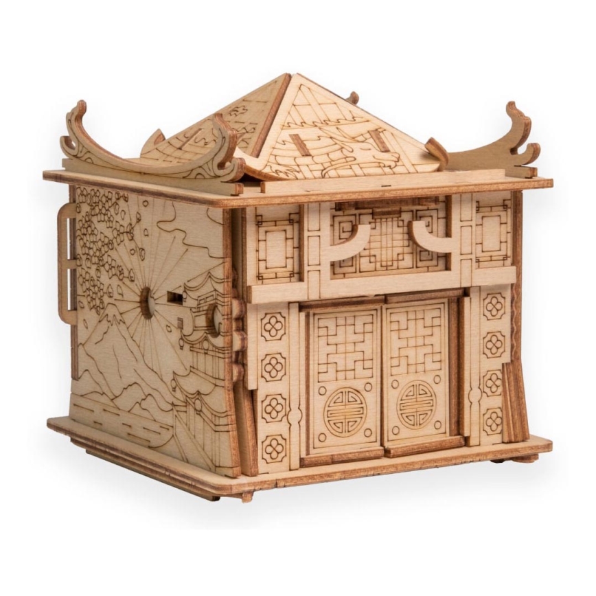 EscapeWelt - Puzzle en bois Maison du dragon