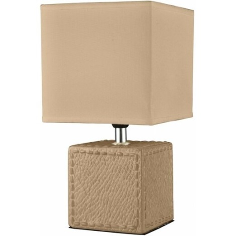 Esto 20521 - Lampe de table WANDA 1xE14/25W/230V beige
