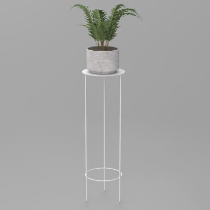 Étagère à plantes 100x32 cm blanc