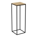Étagère à plantes 70x24 cm noir