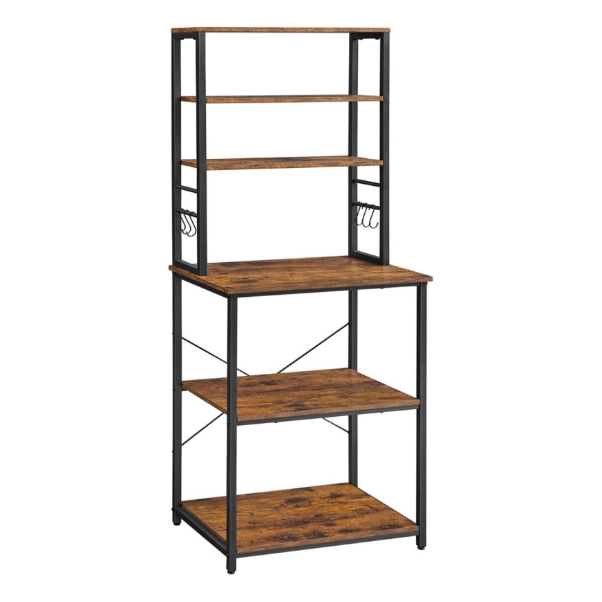 Étagère MARGE marron/noir