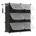 Étagère modulaire à compartiments BOXIFY, noire