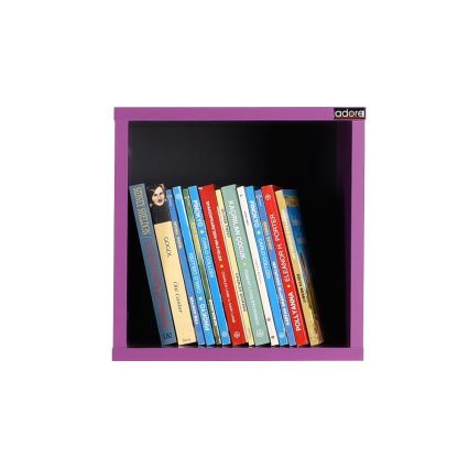 Étagère murale 33x33 cm violet