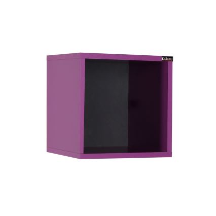 Étagère murale 33x33 cm violet