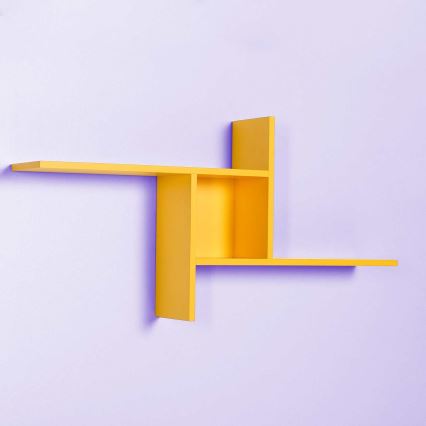 Étagère murale 50x100 cm jaune