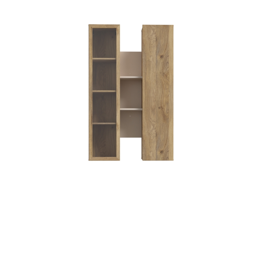 Étagère murale INAR chêne/beige