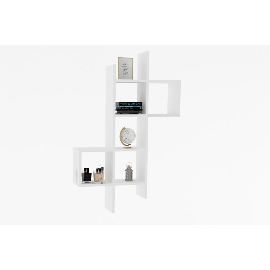 Étagère murale KENO 125x78,6 cm blanche