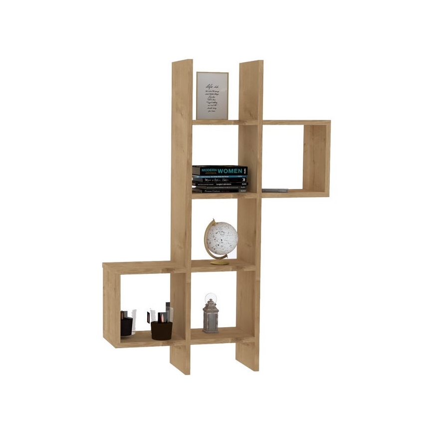 Étagère murale KENO 125x79 cm marron