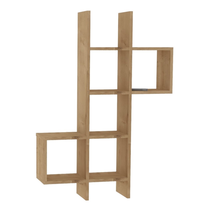Étagère murale KENO 125x79 cm marron