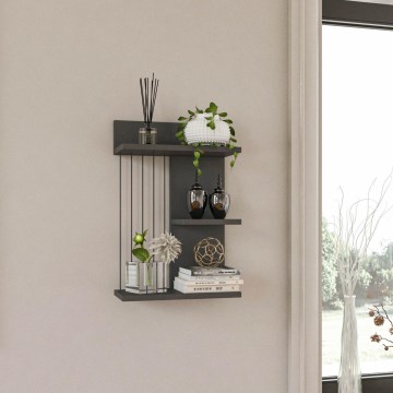 Etagère murale KINIK 60x40 cm anthracite