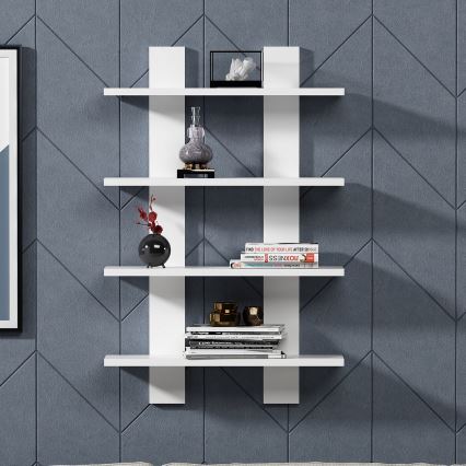 Étagère murale LAUREL 90x60 cm blanc
