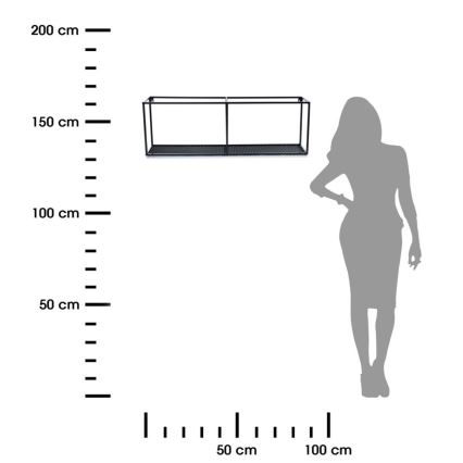 Étagère murale LOFT 30x90 cm