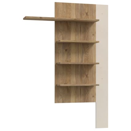 Étagère murale MORO chêne/beige