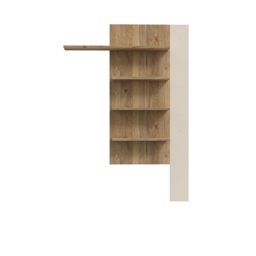 Étagère murale MORO chêne/beige