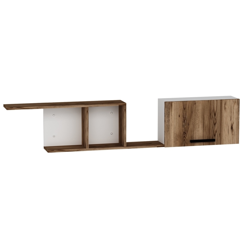 Étagère murale NEWRA 35x150 cm marron